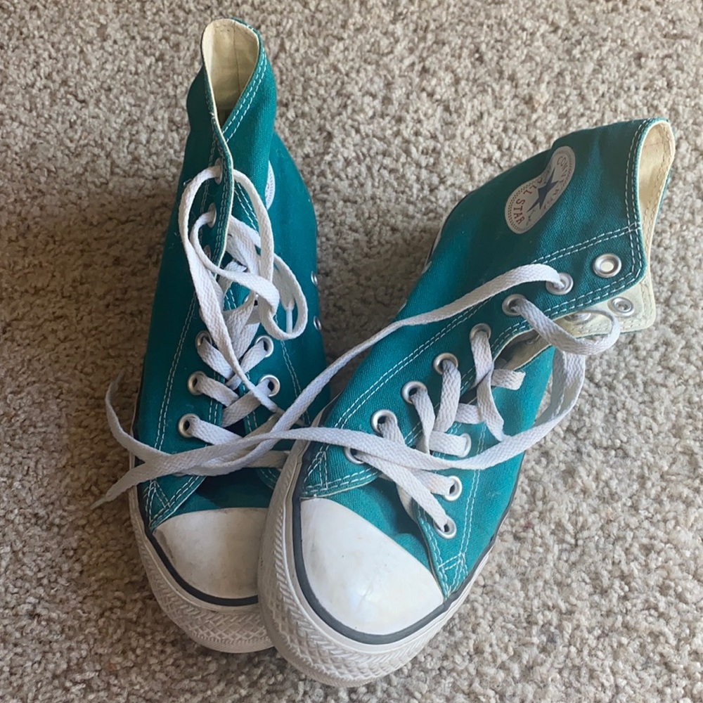 Teal Converse